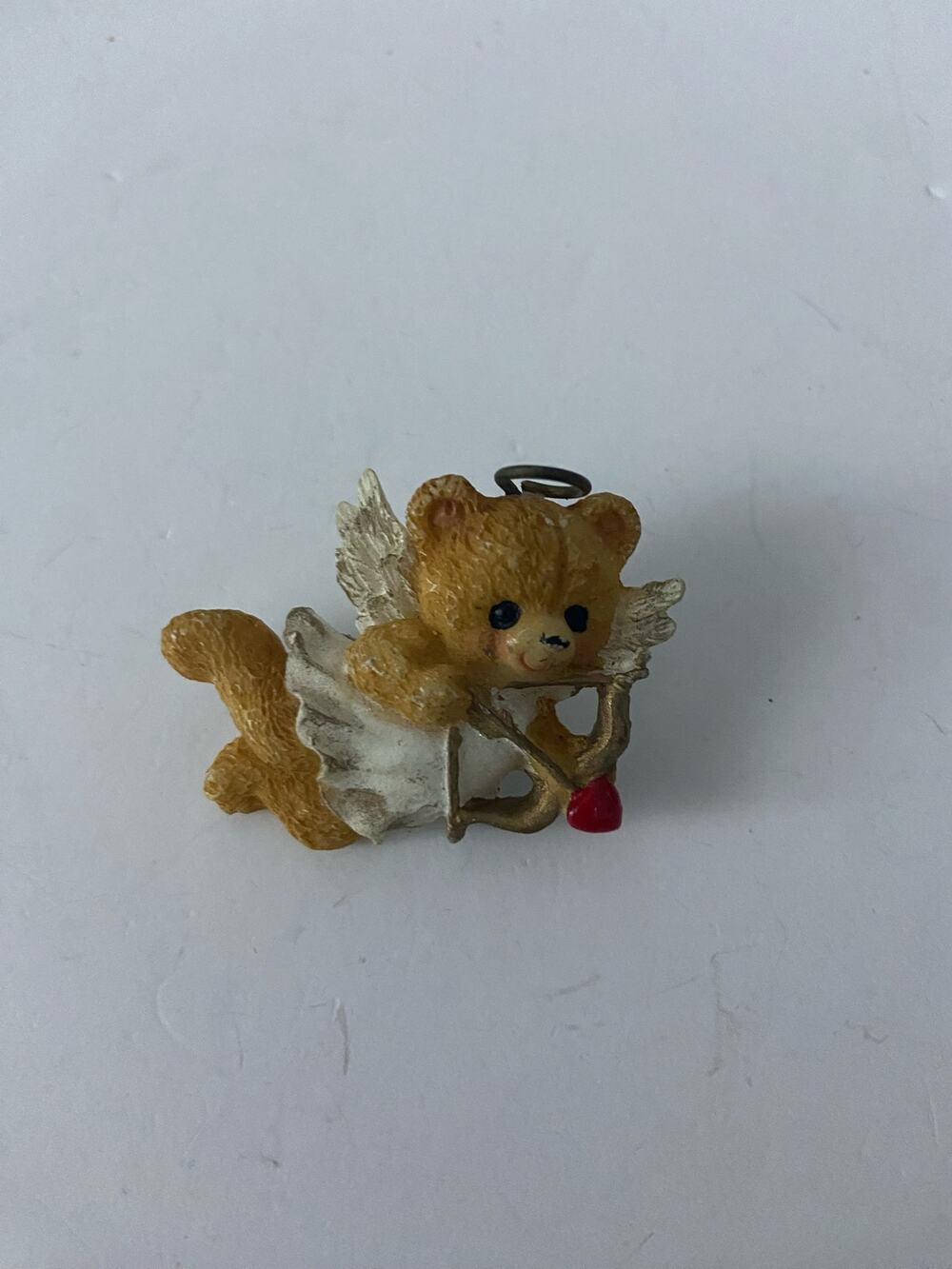 Vintage angel bear pin